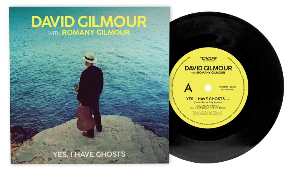 DAVID GILMOUR: ESCE IL VINILE 7" DI "YES, I HAVE GHOSTS"