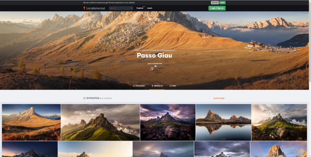 Pianificazione: location