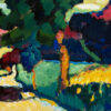 Vasilij Kandinskij, Summer Landscape, 1909. Fonte: Palazzorovella.