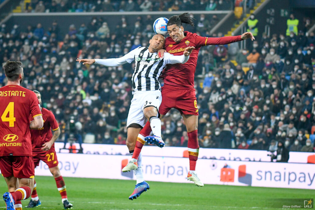 Serie A: l'Udinese gioca bene, la Roma riacciuffa il pari all'ultimo minuto