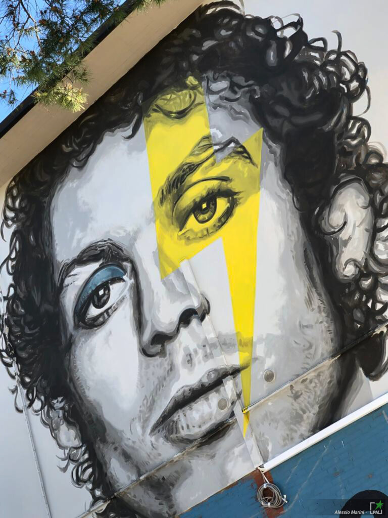 Valentino Rossi Murale Tavullia