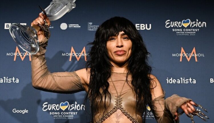 Loreen sul palco dell'Eurovision Song Contest