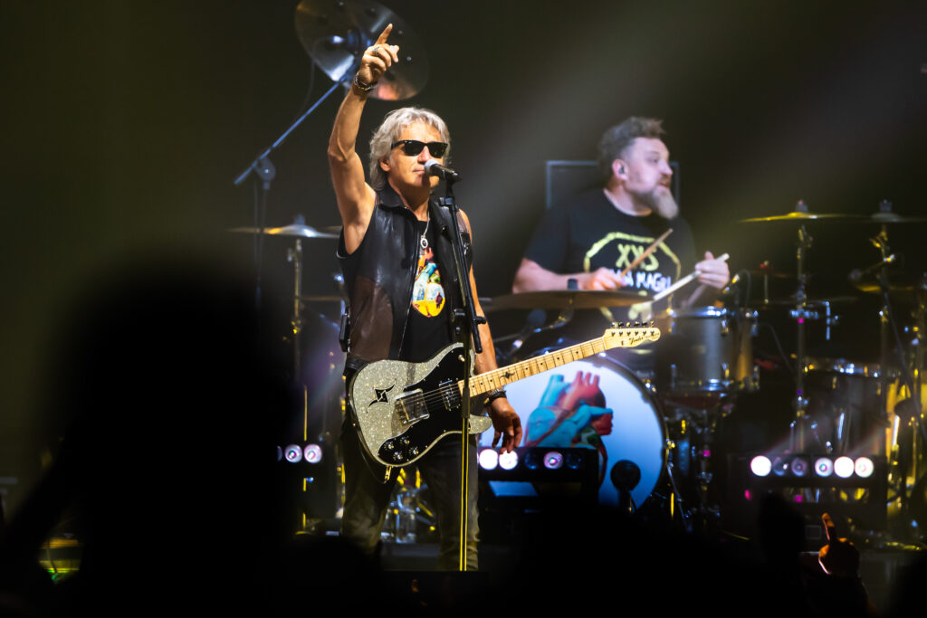 Luciano Ligabue sul palco di Padova