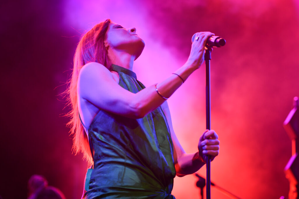 Naomi sul palco del Mirano Summer Festival